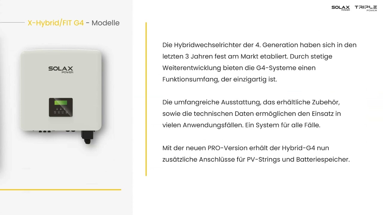 Webinar German | [4. Oktober. 2024] Die neuen PRO-Versionen unserer Hybrid-G4 und Ultra Serie