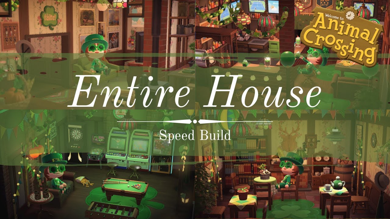 I Decorated My ENTIRE HOUSE | ACNH Speed Build