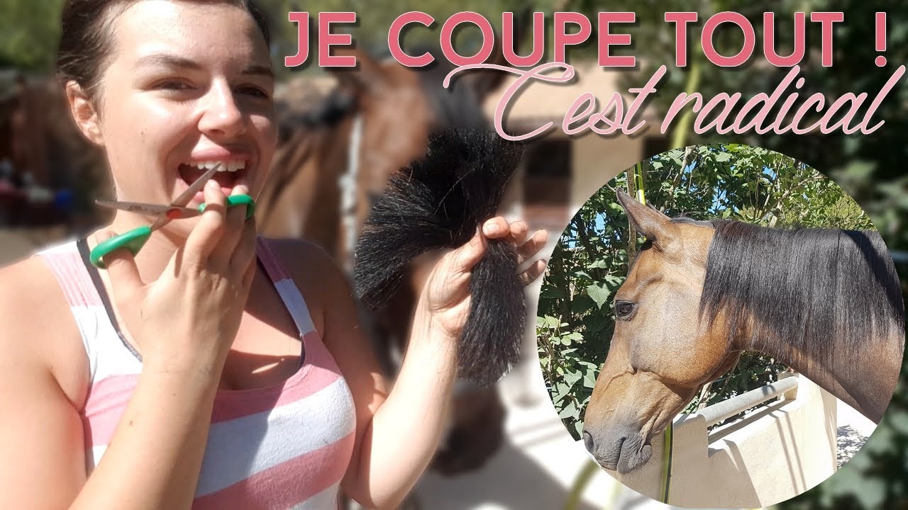 Vlog : Tuto comment rater une crinière - je coupe tout 😅