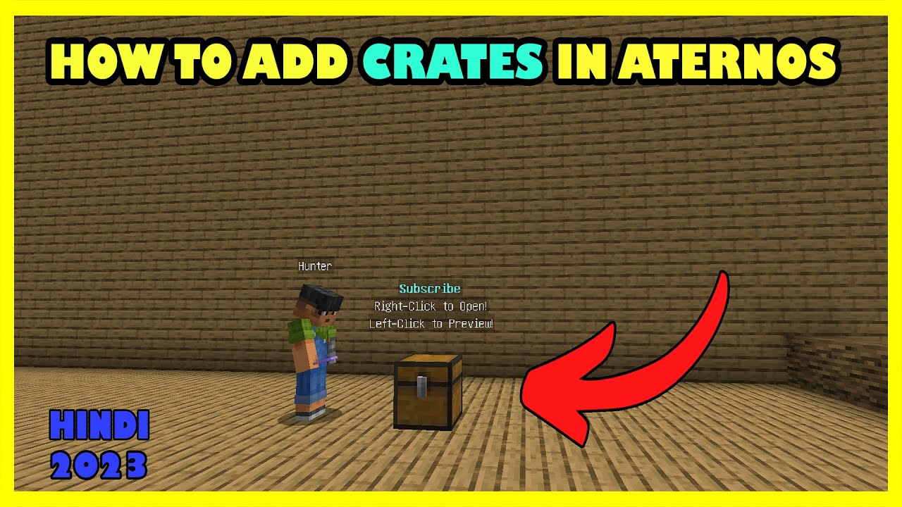 How To Add Crates In Aternos | CratesPlus Reloaded | Mentcrafter