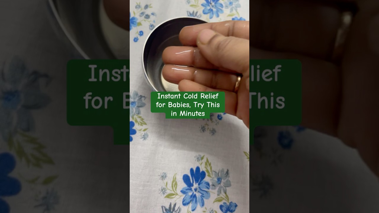 Quick Cold Remedy for Babies &ndash; A New Mom&rsquo;s Secret Weapon #gheebenefits #coldremedy #babycold #viral