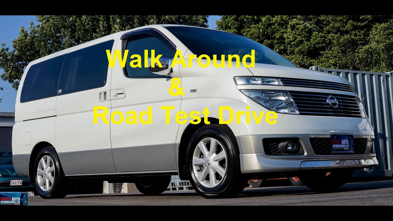Walk Around & Road Test - 2002 Nissan Elgrand (E51) Spec X 3.5L V6 - Japanese Car Auction