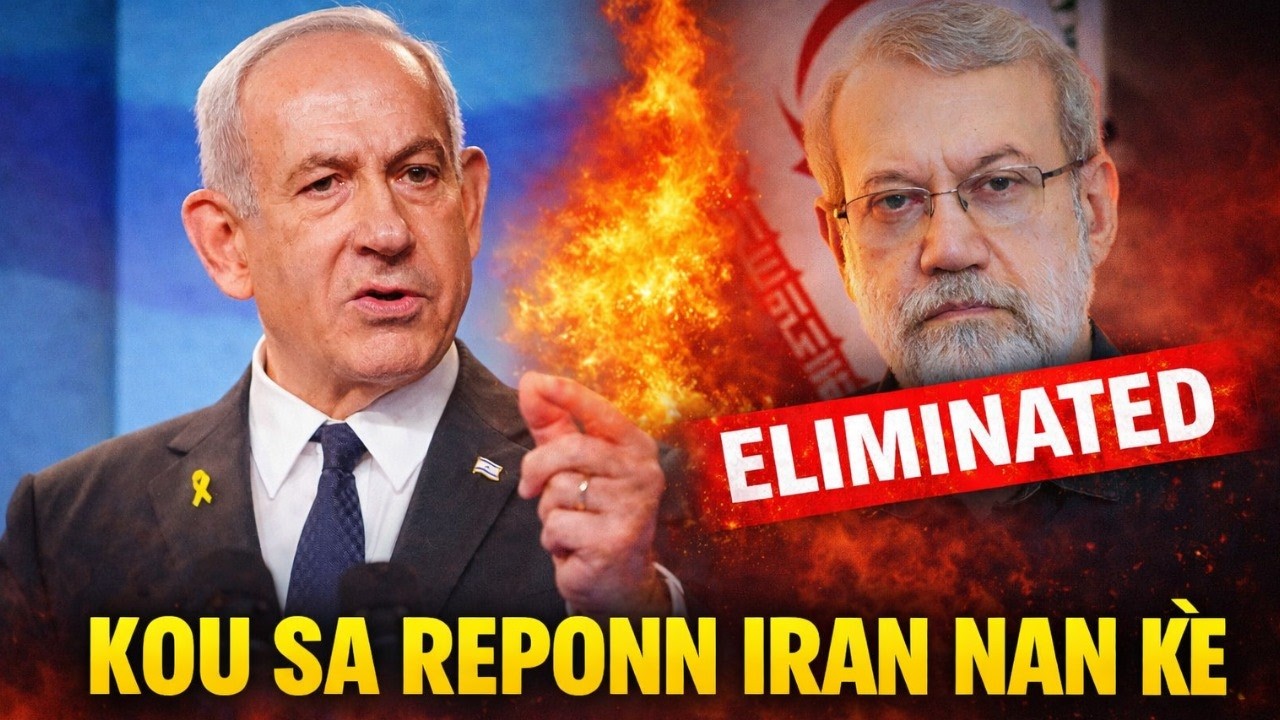IRAN AN KOLÈ: YO KONFIME LANMÒ ALI LARIJANI, VANJANS LA DEKLARE!