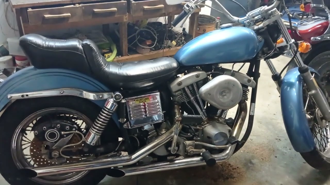 Harley Davidson Superglide Shovelhead 1976 Iron Mill