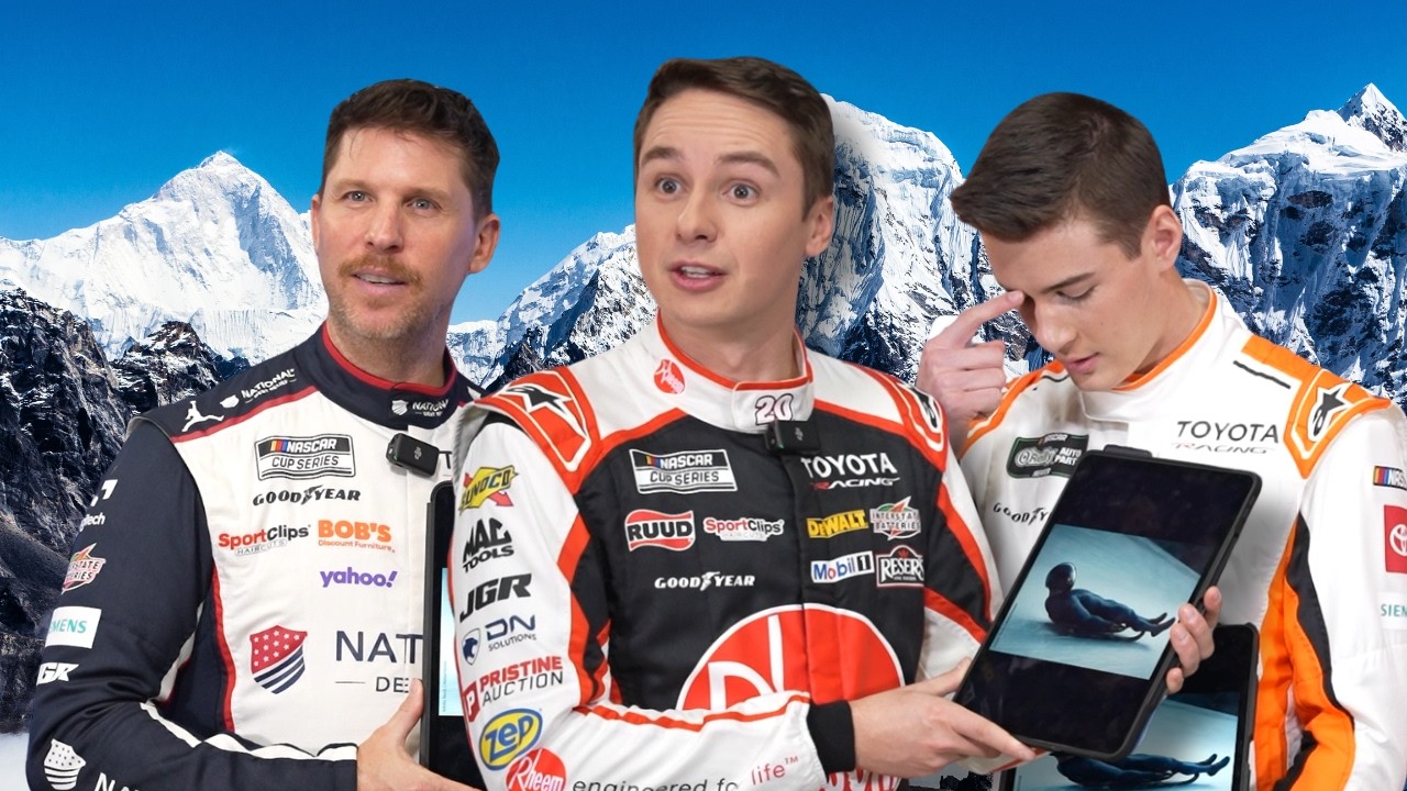 Гонщики NASCAR угадывают виды зимних Олимпийских игр.