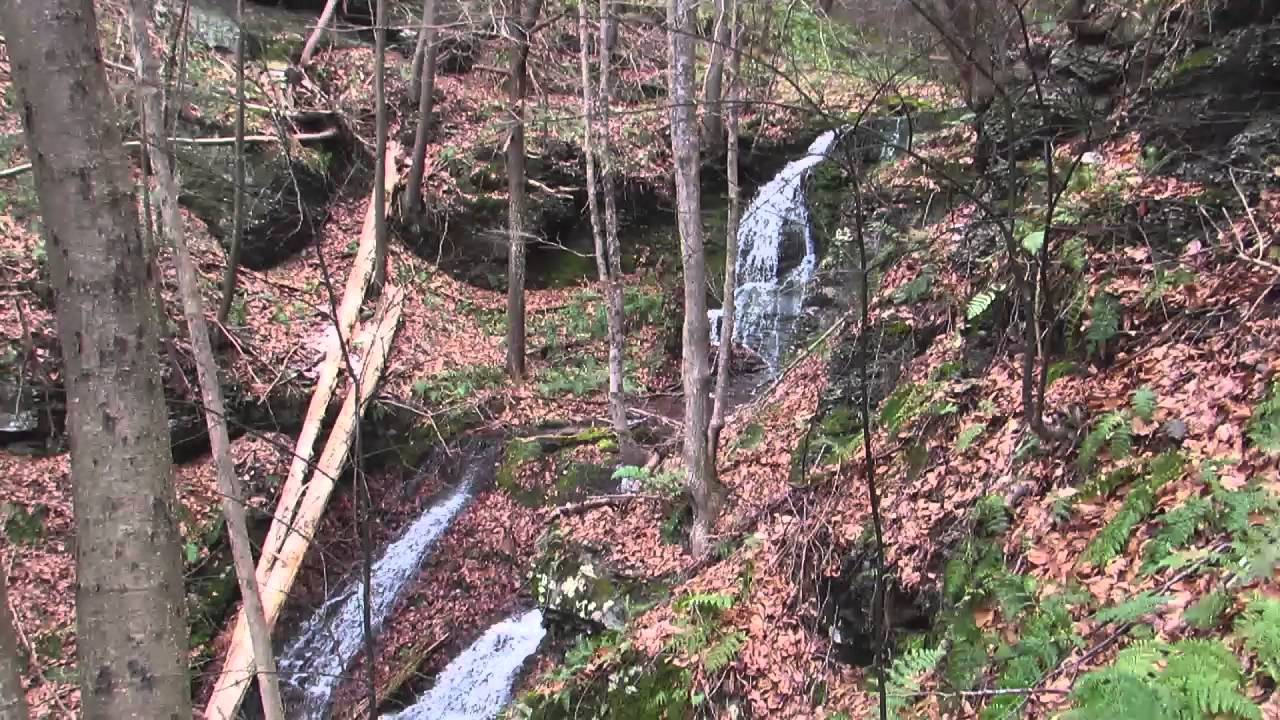 Adams Creek Tributary Waterfall, Pennsylvania