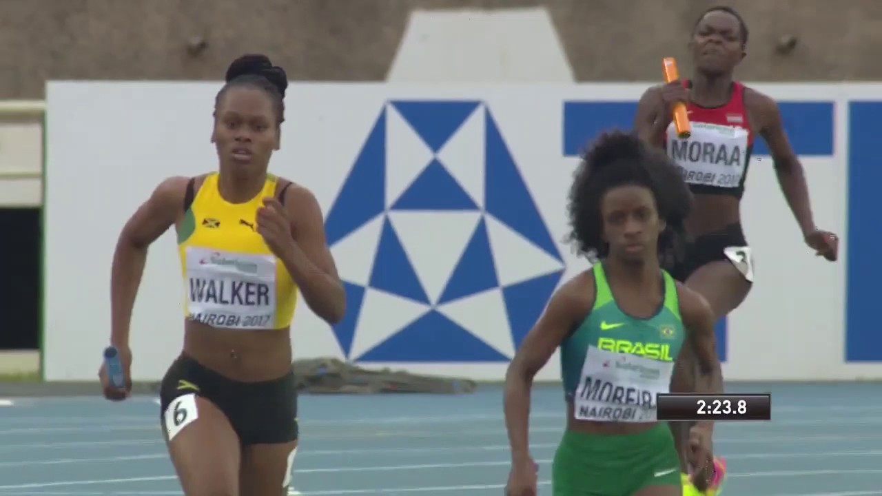 IAAF World Under 18 Mixed Relay 4x400 Final .Nairobi Kenya
