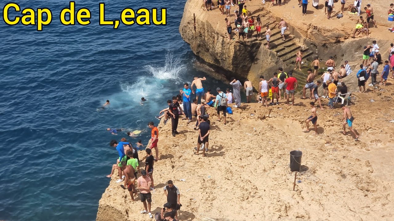 رأس الماء ممتلىء الزوار من مختلف مدن الشرق cap de L,eau