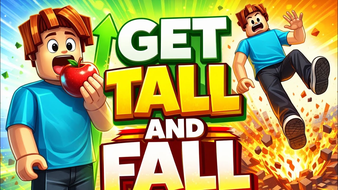 Playing Roblox game get tall and fall||SpydySigma||Roblox