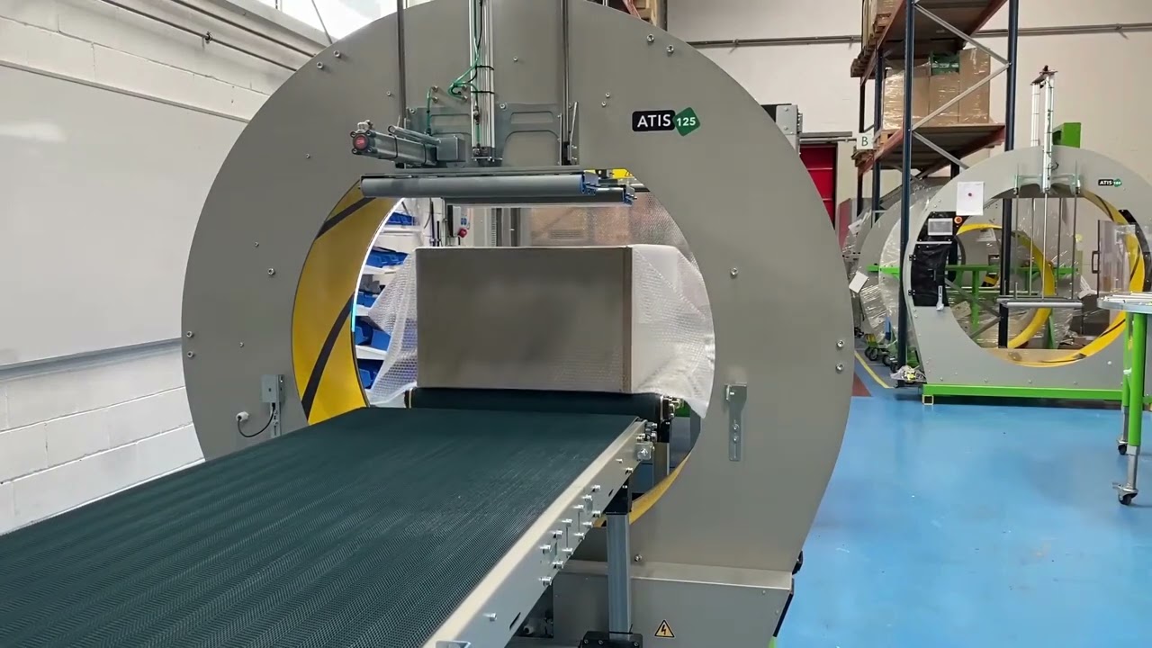 Folienwickelmaschine Helios 125 mit Horizontalwickler ATIS 125