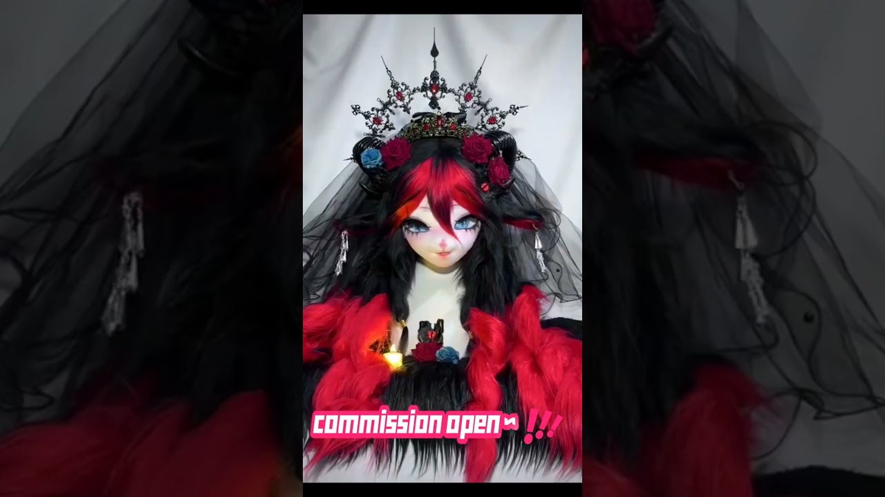 Gothic Lamb ShowDo you want to have it#kigurumi #kigurumimask #costume #furry #fursuit #gothic