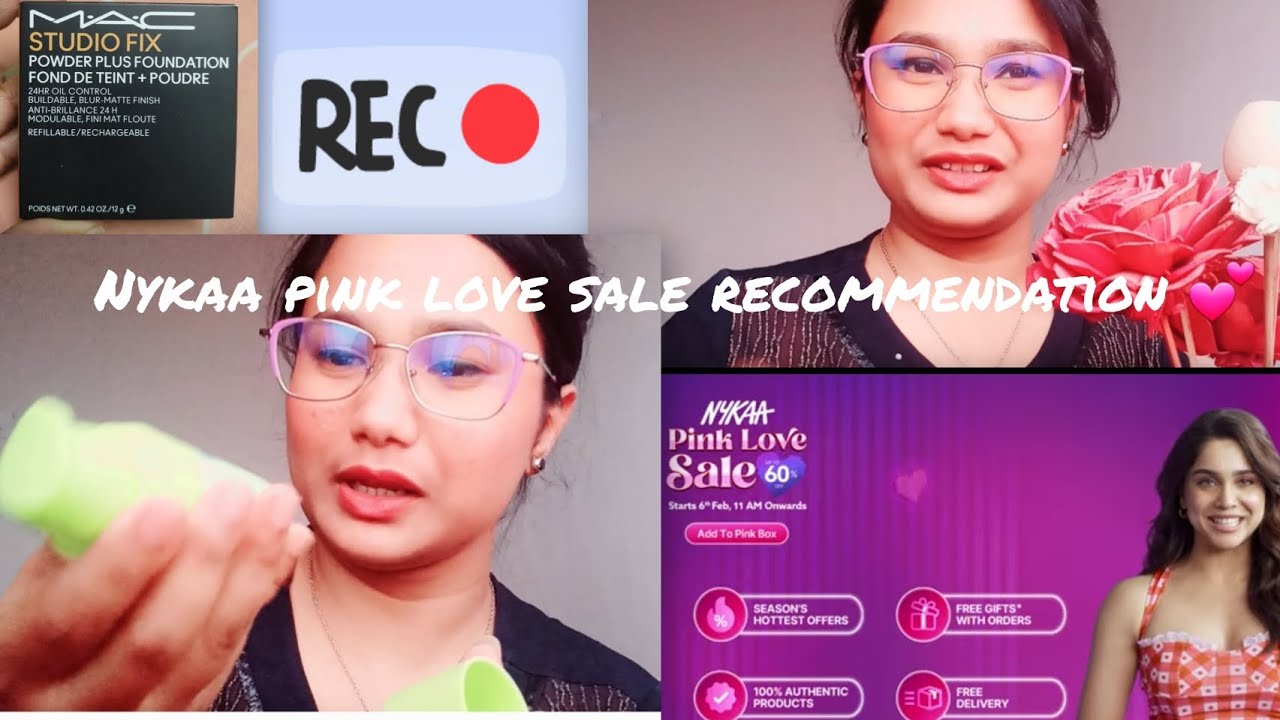 Nykaa pink love sale recommendation 💕 @Nykaa#nykaa#makeup#nykaabeauty #nykaacosmetics #pinklovesale 