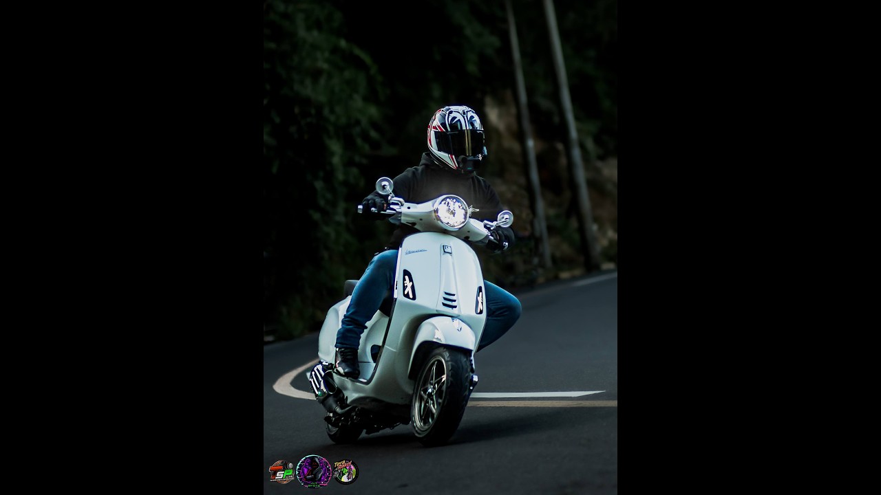STOCK VESPA PRIMAVERA UPHILL &  DOWNHILL | ASMR