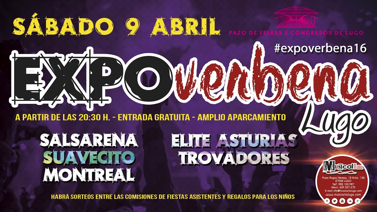 Expoverbena Lugo 2016 - Sábado 9 de Abril