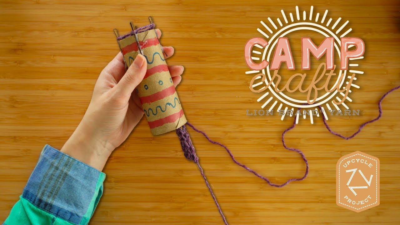 How to Make a French Knitter with Things You Have Around the House - Camp Crafty!