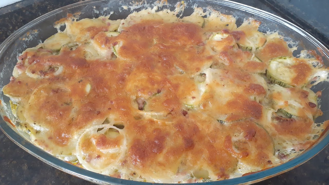 Abobrinha gratinada