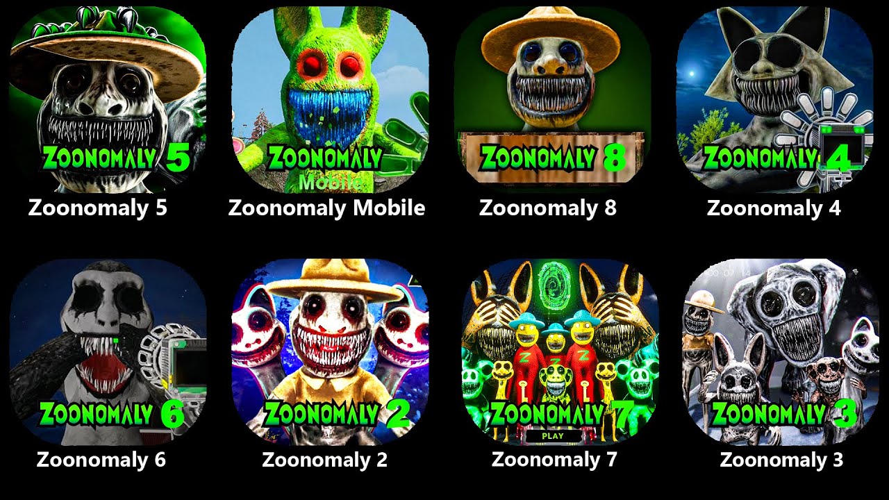 Zoonomaly Mobile Official Full Gameplay - Zoonomaly Mobile,Zoonomaly 2-8 Fanmade,Zoonomaly Gameplay