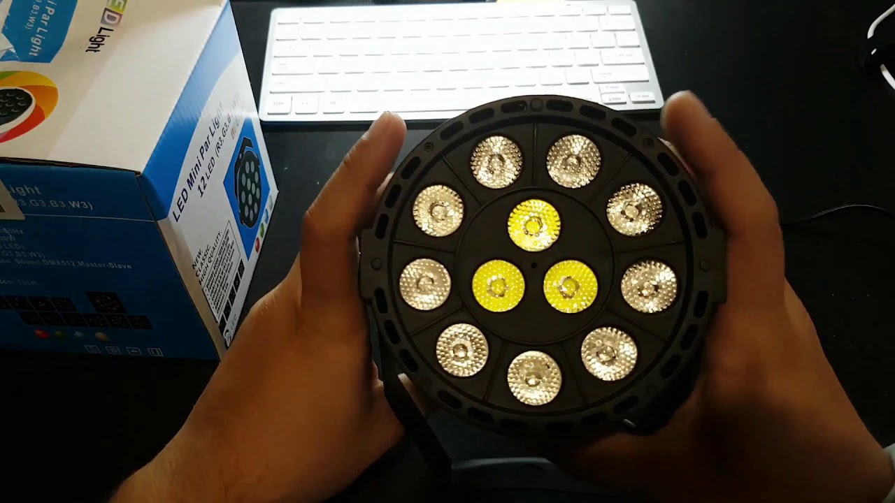 foco led par y dmx