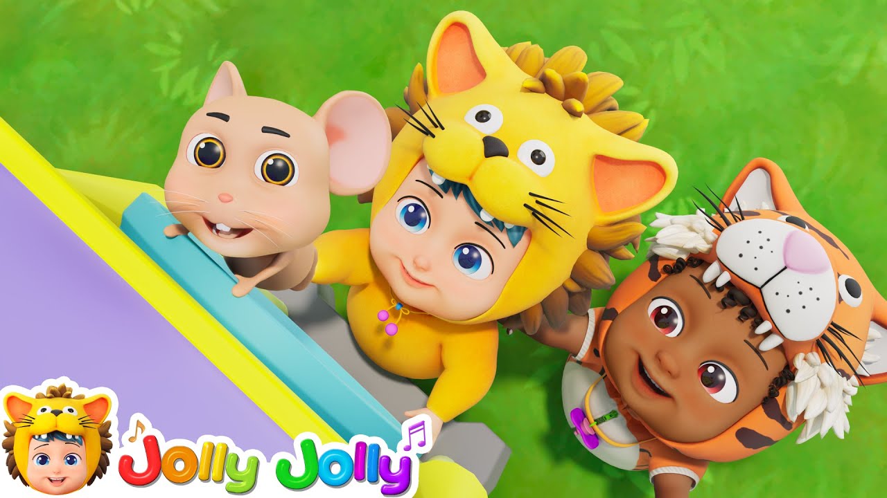 Hickory Dickory Dock | Babies & Mouse | Learn Numbers | Jolly Jolly - Kids Songs