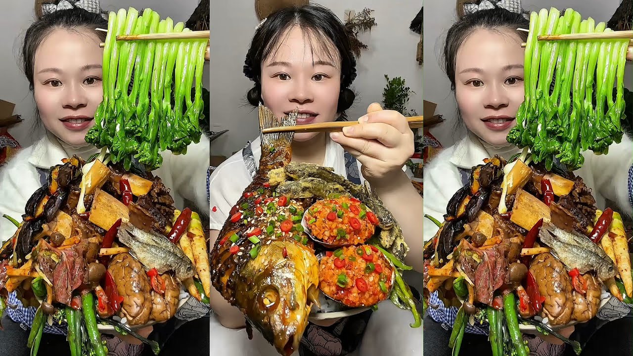 👩‍🍳🔥 Yummy Homemade Dishes – Hot and Ready! Enjoy Meat, Fish & Fresh Boiled Greens!🥩 🌶️