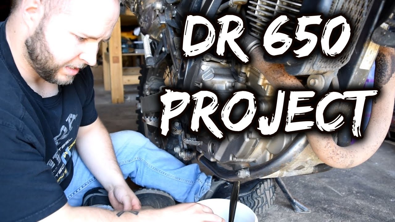 Have you seen motor oil this bad?! - DR 650 [1]