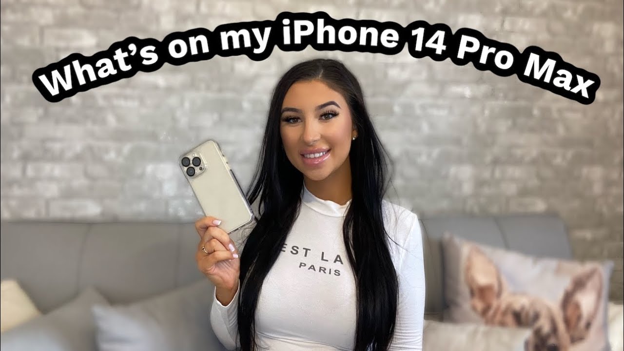 What’s on my iPhone 14 Pro Max & How to Customize iOS 16 | brunetteprincesse