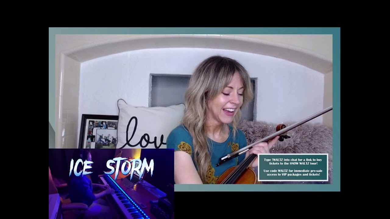 Lindsey Stirling and Gillian Rose mini collab on Twitch