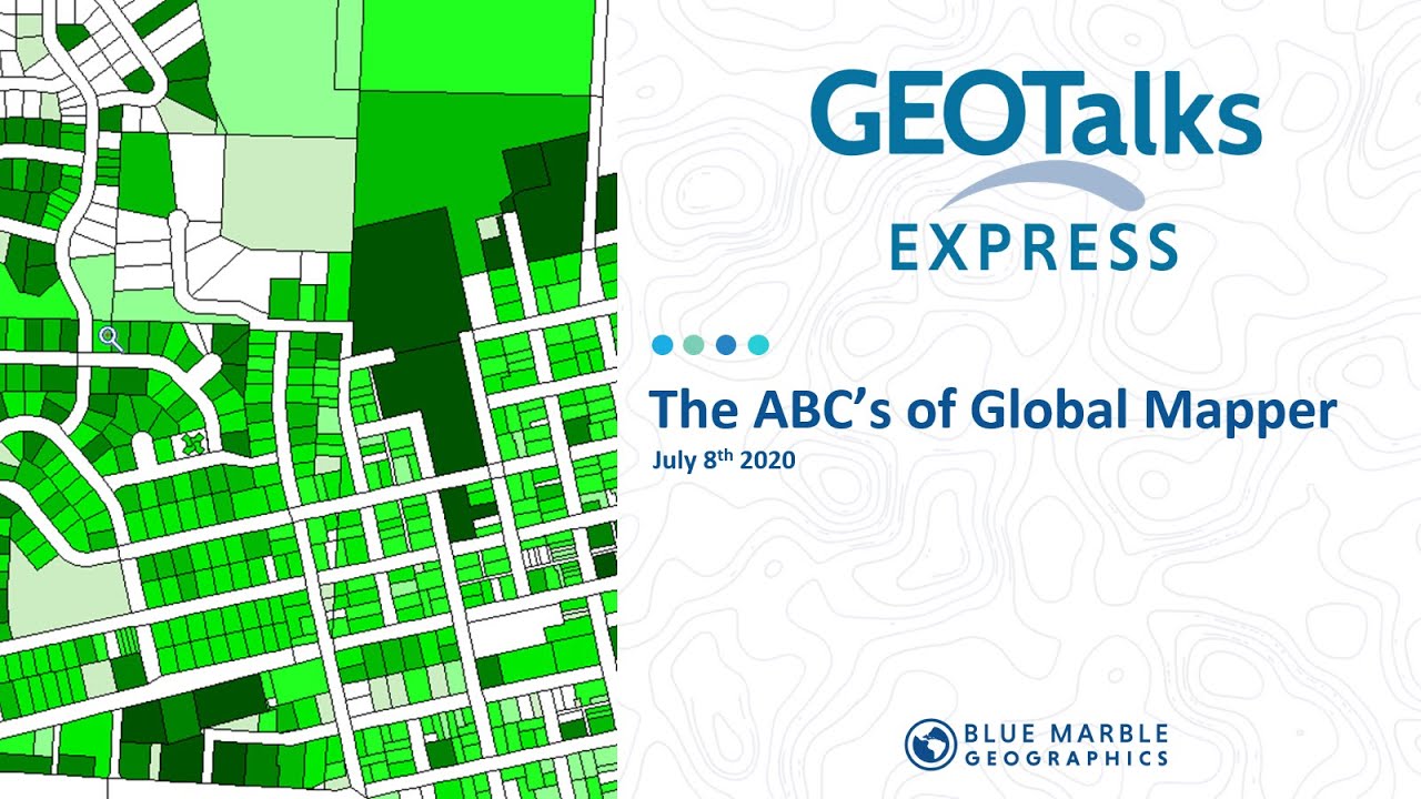 The ABC's of Global Mapper