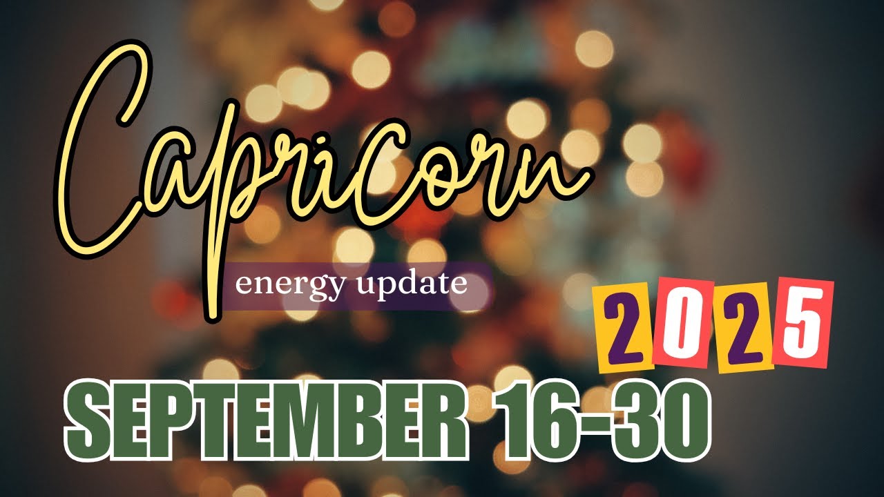 ♑ CAPRICORN Ano'ng Paparating Sayo? ✨ SEPTEMBER 16-30 2️⃣0️⃣2️⃣5️⃣ ENERGY UPDATE ✨ Tagalog Tarot