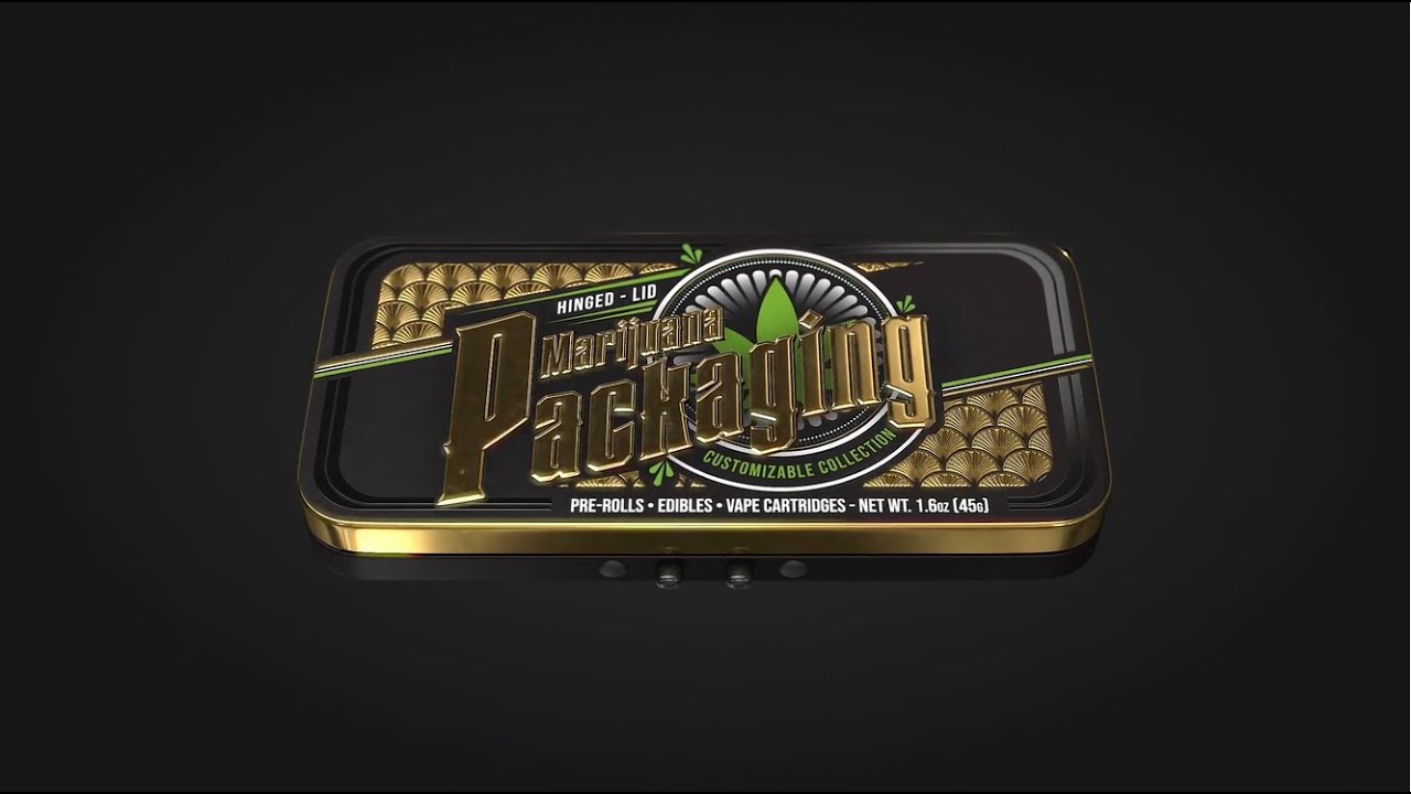 Custom Branded Tin Containers by Marijuana Packaging