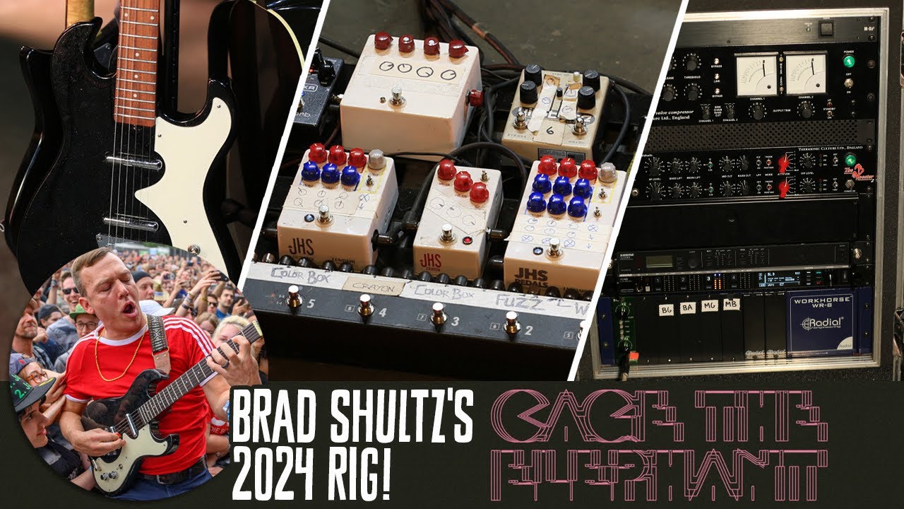 Brad Shultz's Cage the Elephant 2024 Rig &mdash; Guitars, Amps & Pedalboard!