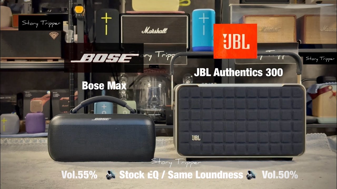 Bose Soundlink Max vs JBL Authantics 300