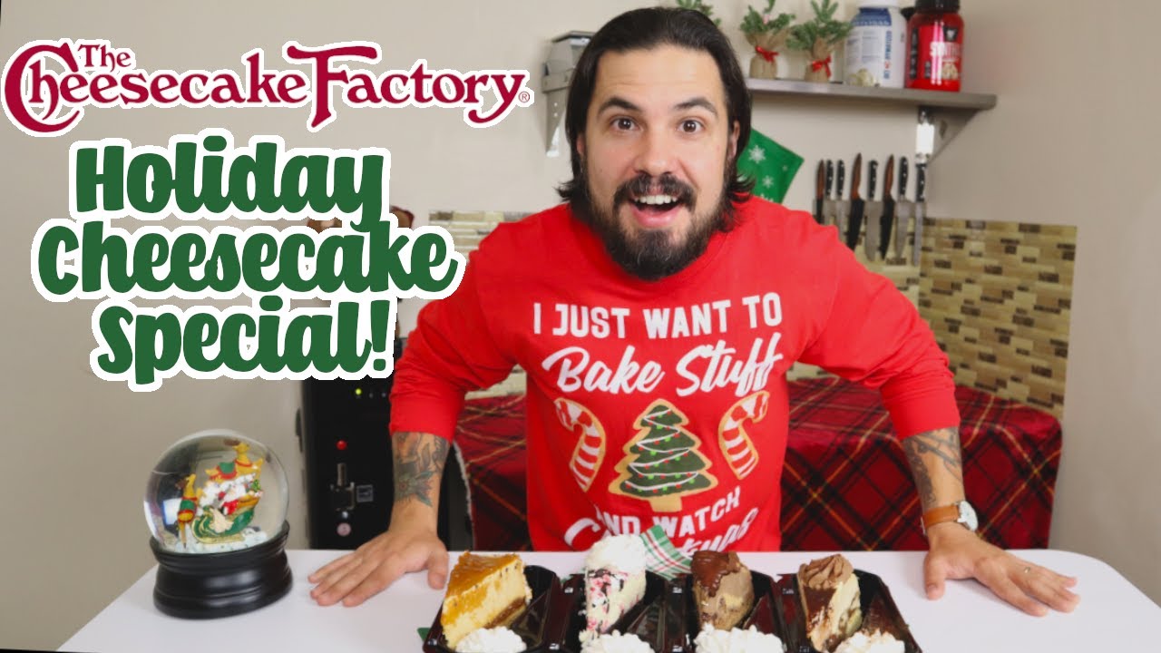 Cheesecake Factory Cheesecake Review HOLIDAY EDITION! Including Peppermint Bark Cheesecake!