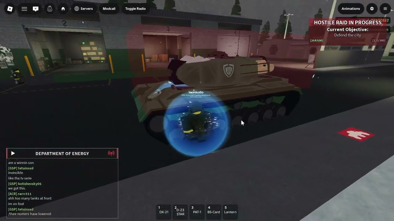 Naramo hostile raid. Defending the city.