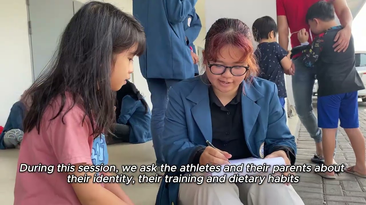 Sports Nutrition Field Visit to Chung Chung Christian School for Young Swimming Athlete Assessment