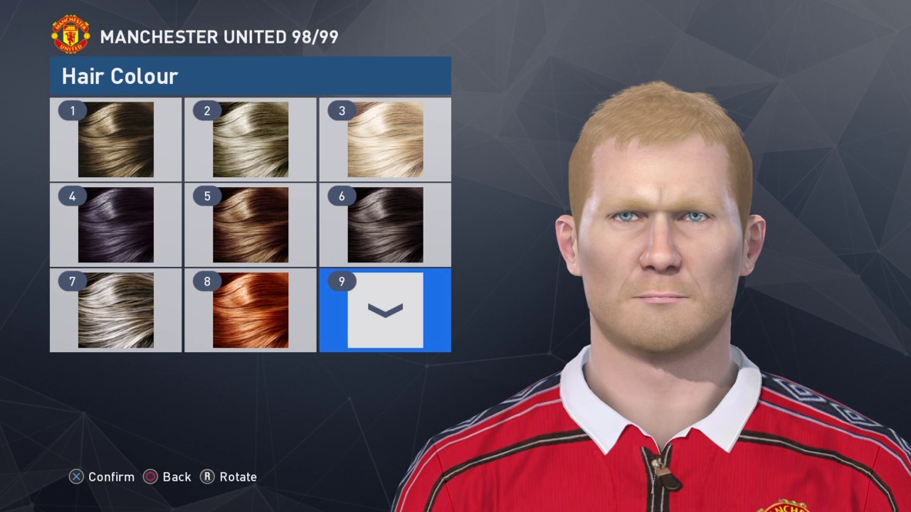 P. Scholes PES 2017 face & stats