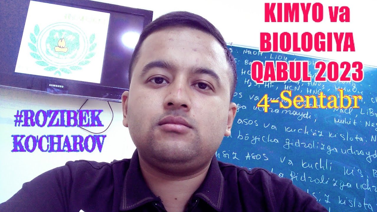 QABUL 2023 Kimyo va Biologiyadan "Ziyo Termiz" va Angordagi "Cambridge" O'quv Markazida qabul haqida