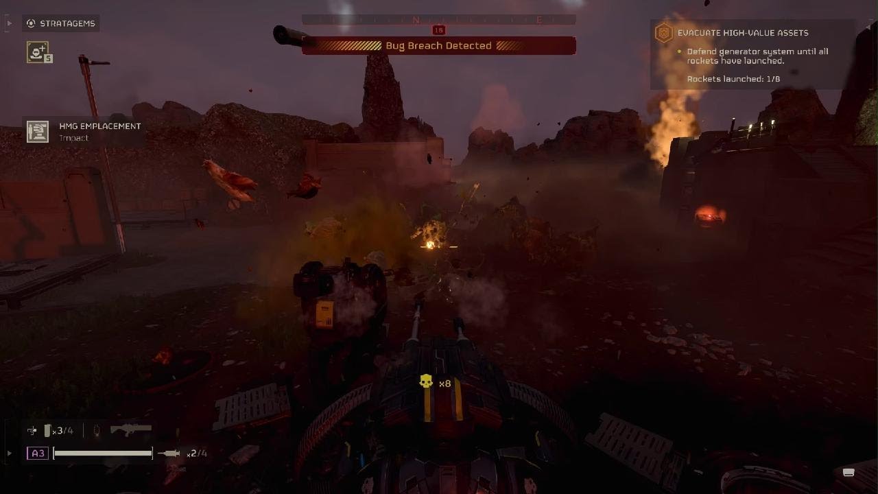 HELLDIVERS 2 SOLO (Evacuate High-Value Assets)