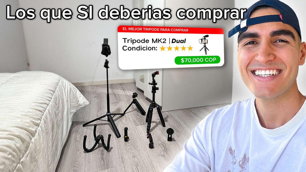 Prob&eacute; los Mejores Tr&iacute;podes que hay Para Celular