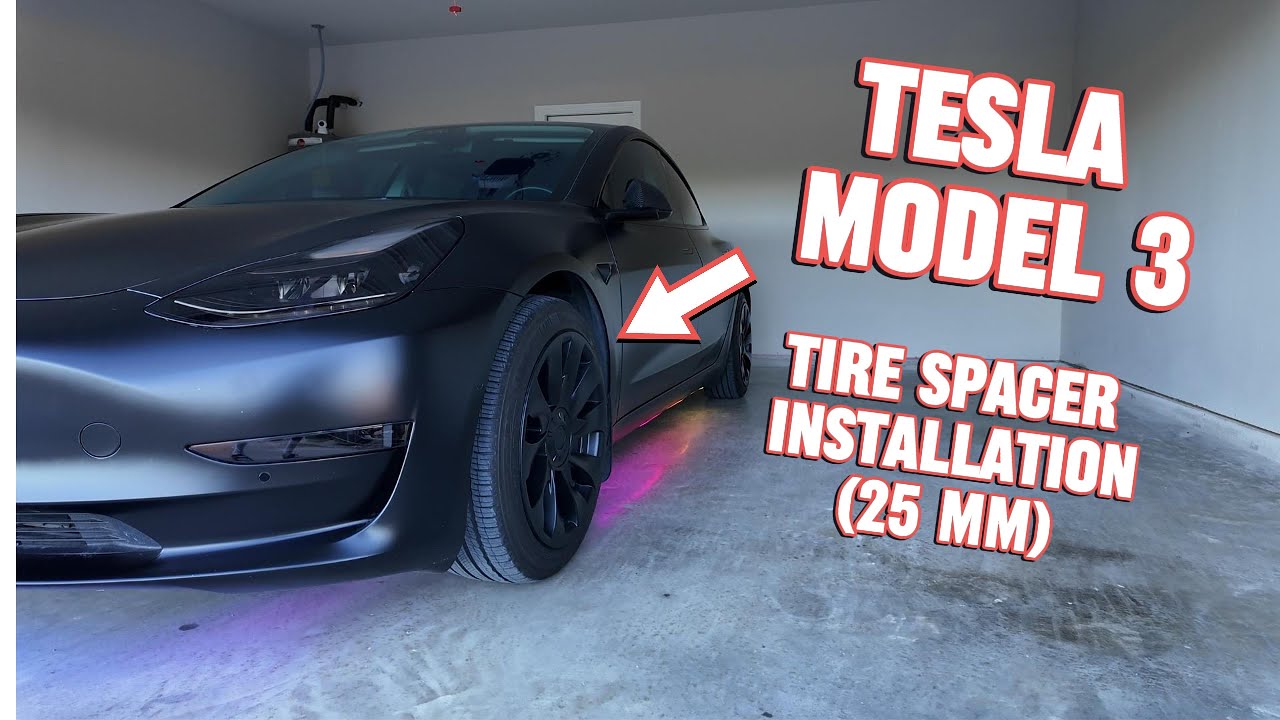 Tesla Model 3 Tire Spacer Installation