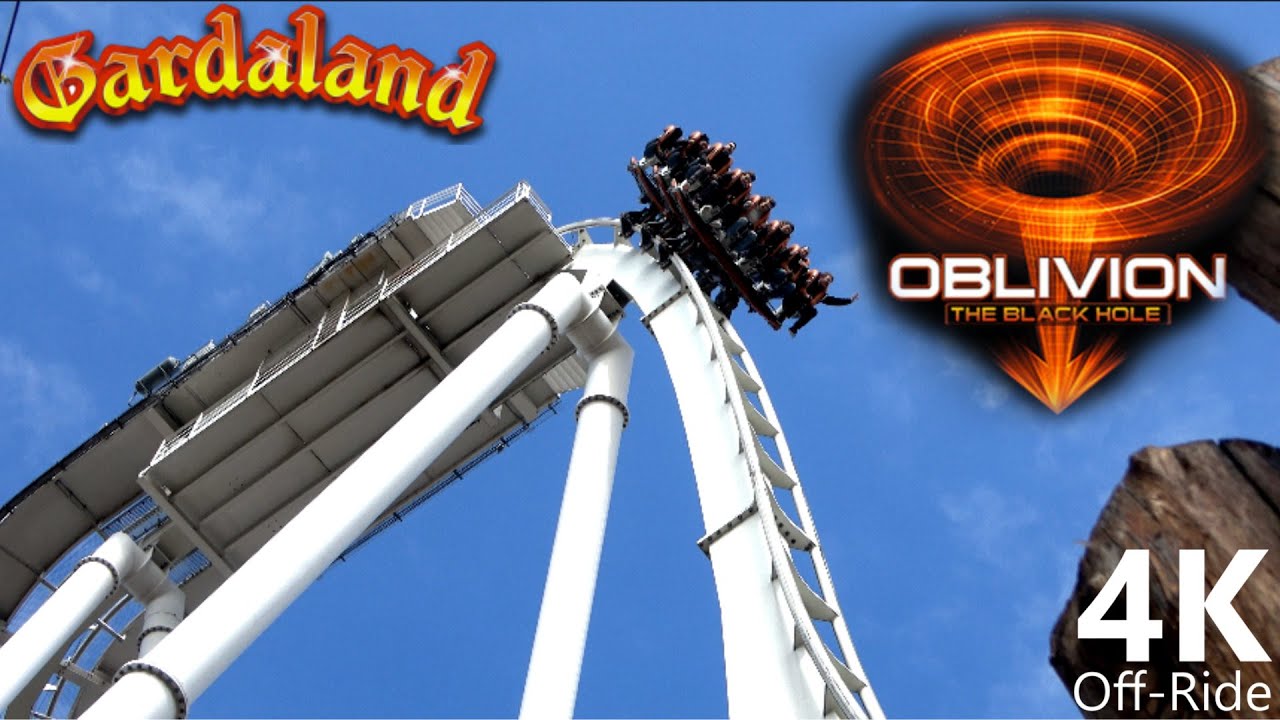 Oblivion - The Black Hole - 4K Off-Ride - Gardaland - B&M Dive Coaster - Cinematic