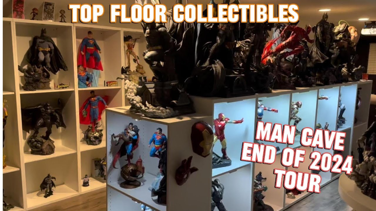 TOP FLOOR COLLECTIBLES END OF 2024 MAN CAVE TOUR