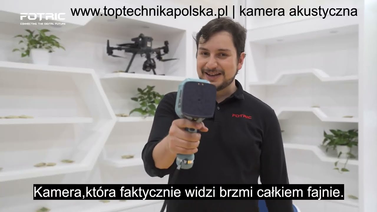 Detektor akustyczny przecieków | Kamera akustyczna Fotric TD2