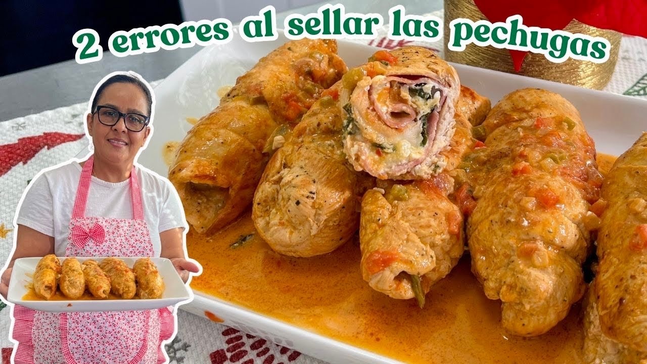 PECHUGAS RELLENAS DELICIOSAS - Aprende hoy a dejarlas bien selladas-