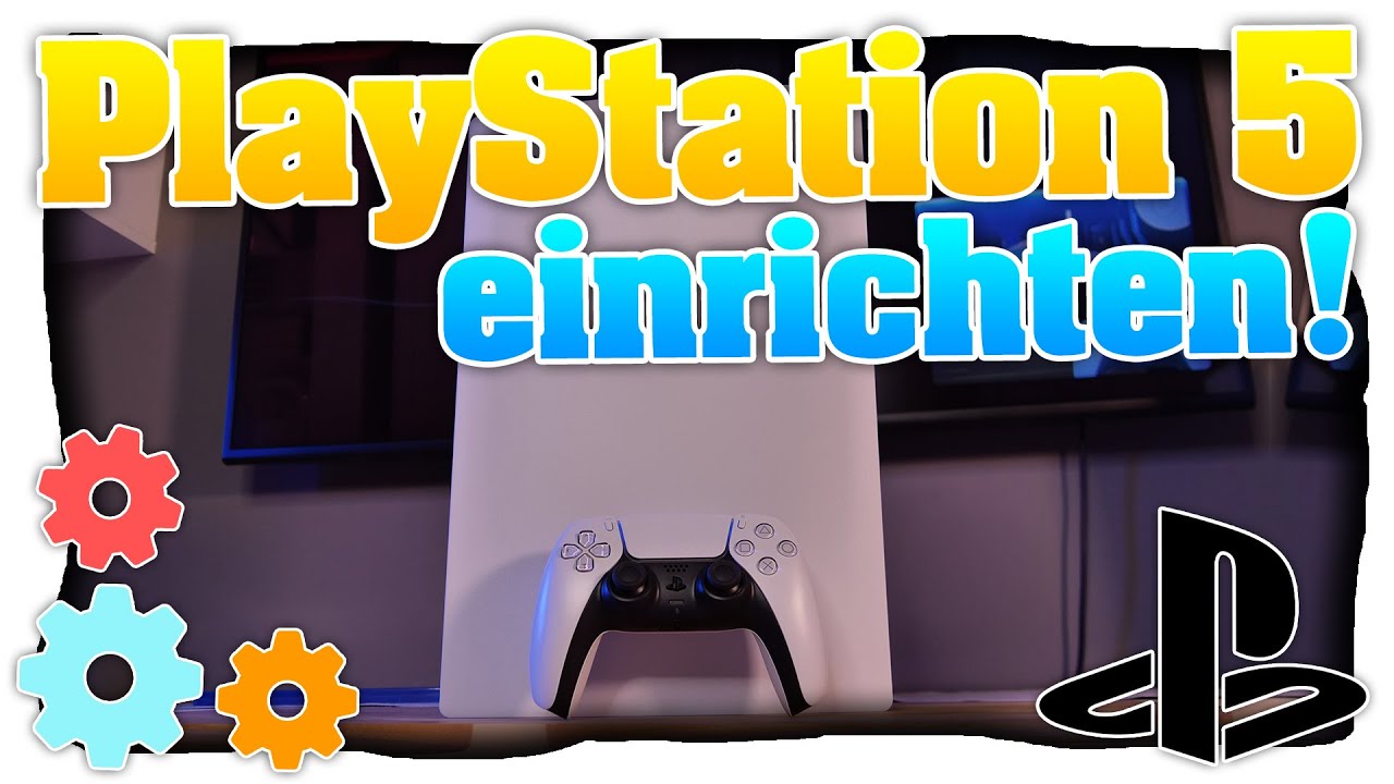 PS5 anschließen und einrichten! PlayStation 5 Spielekonsole richtig einstellen! (Deutsch) (PS5)
