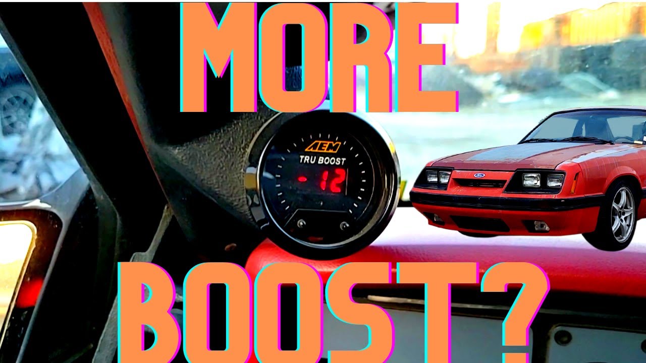 FINALLY 10 PSI!! AEM Tru-Boost Setup on Turbo 1986 Foxbody Mustang