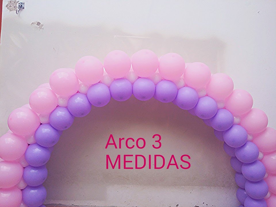 ARCO de BALÕES  3 Medidas diferentes
