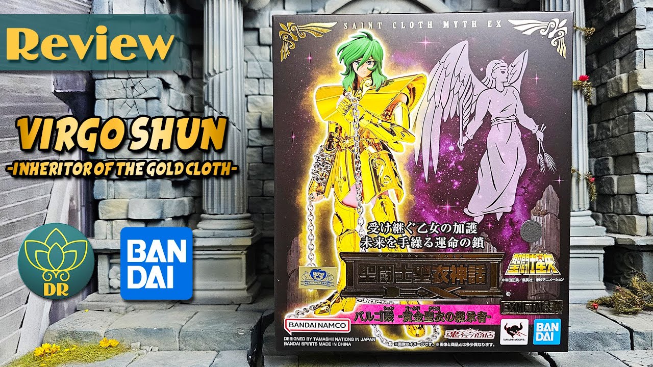 SHUN DE VIRGEM -Herdeiro da Armadura de Ouro- Cloth Myth EX Metal Bandai Unboxing Review