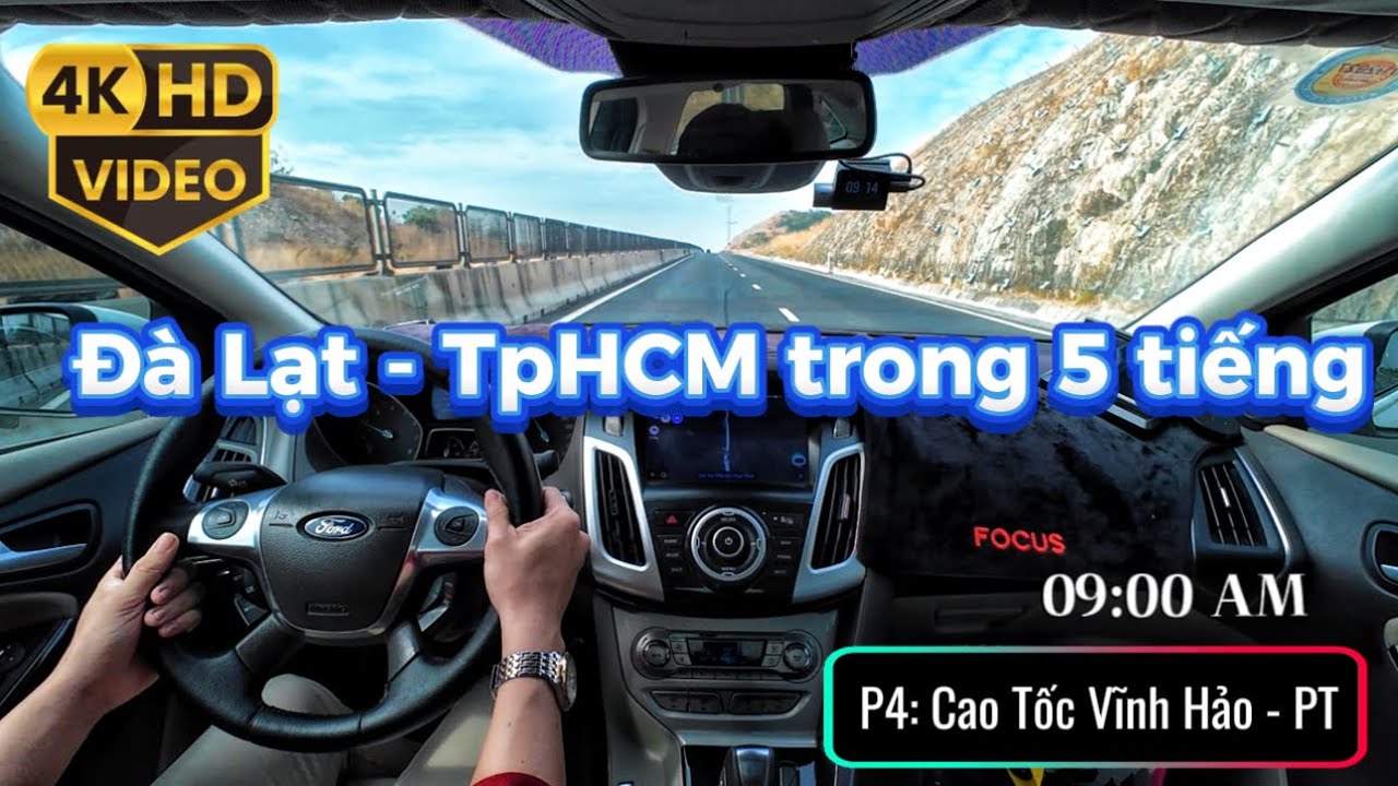 [4K] 🚘 Tuyến đường gần nhất từ Đà Lạt về TpHCM | Cao tốc Vĩnh Hảo - PT (14/02/2026)
