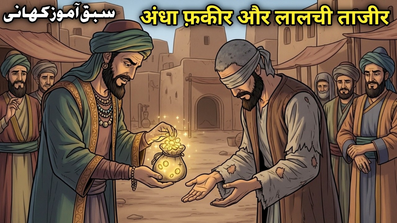 Andha Fakir Aur Laalchi Tajar Ka Kissa||Moral Stories In Urdu||Hindi Moral Stories Interesting||